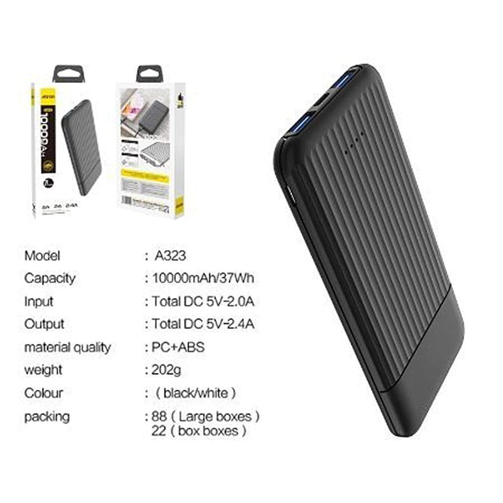 "Aspor A323 Power Bank | Fast, Reliable & Compact"