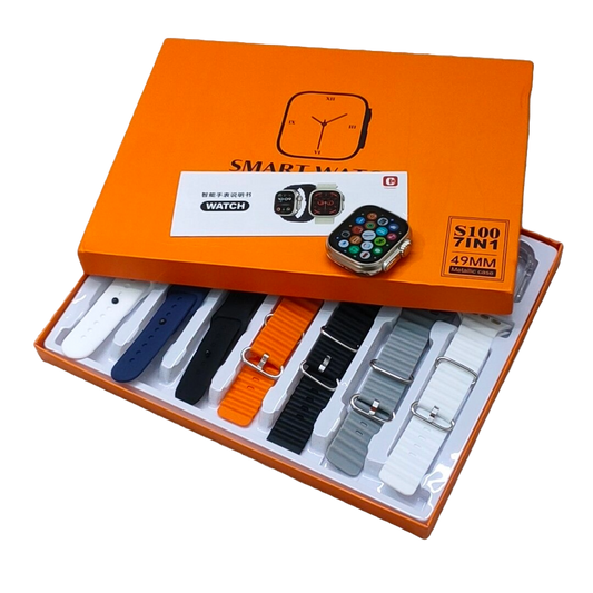"7 in 1 Ultra Smart Watch | Style, Power & Performance"