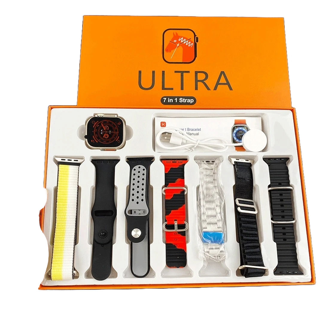 "7 in 1 Ultra Smart Watch | Style, Power & Performance"