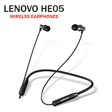 "Lenovo HE05 Neckband | Style, Sound & Durability"